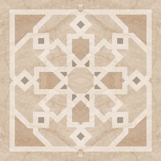 Avenue Brown Decor Polished 600x600