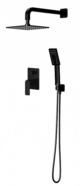 Душевая система Черный Baretti SYSBA10BL